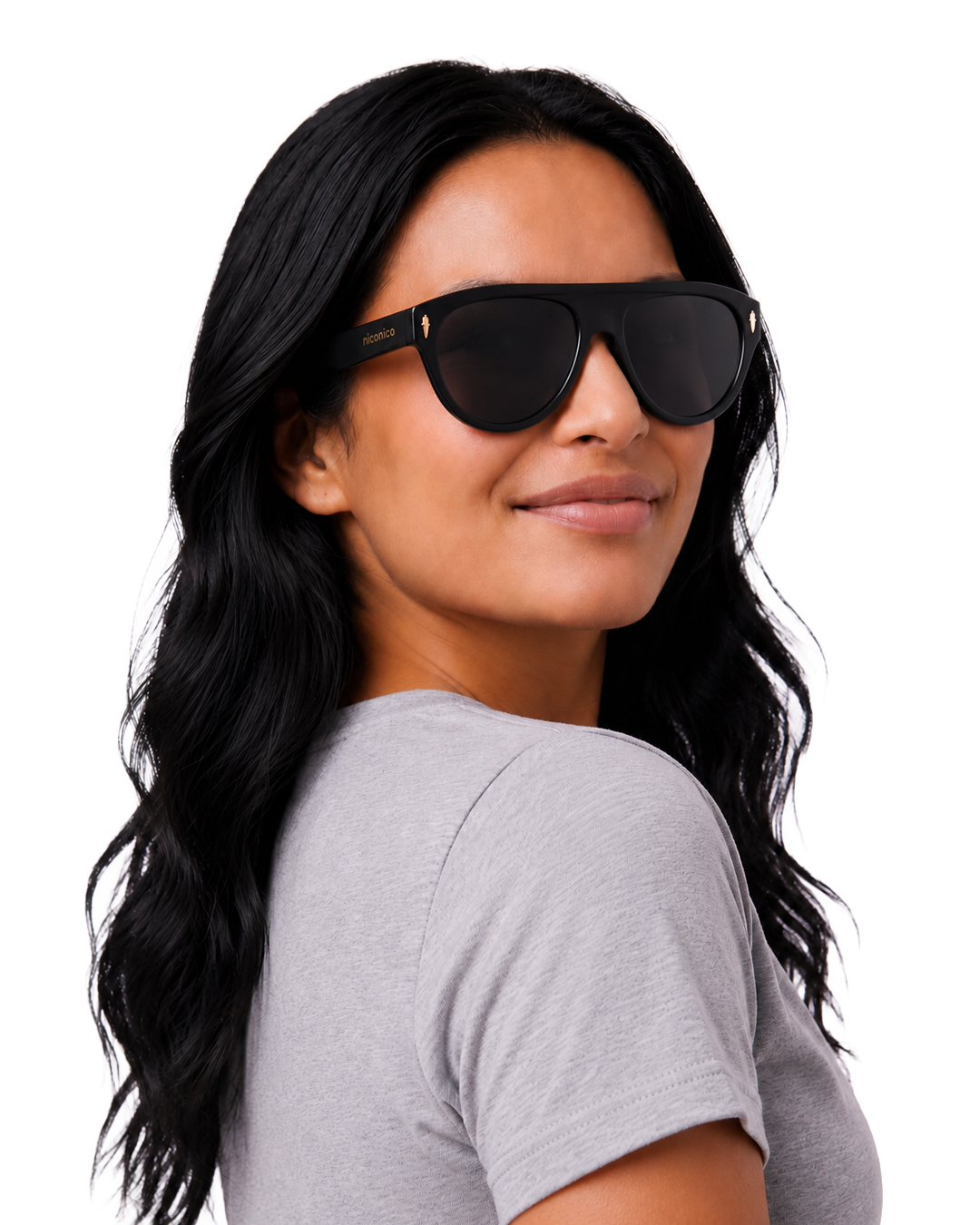Sunglasses Turtle Aviator Shell - Black