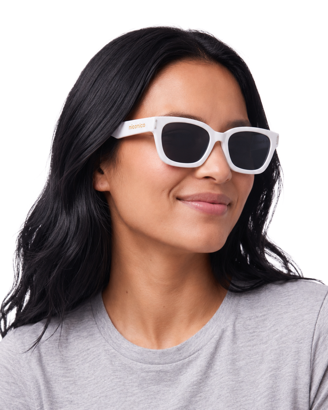 Sunglasses White - Black