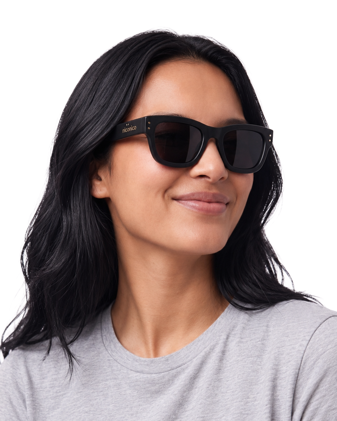 Sunglasses White - Black