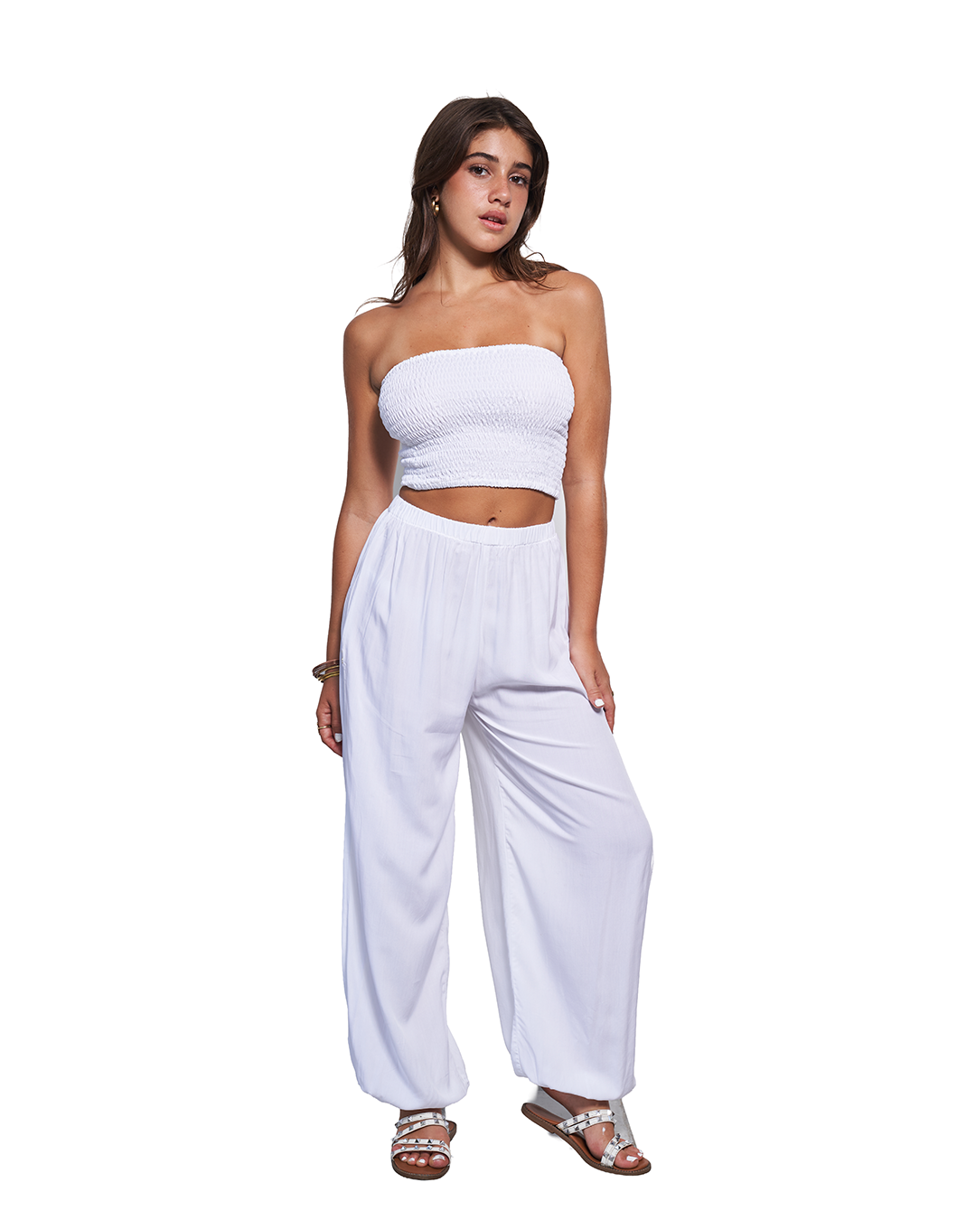 Delaney pants White